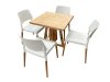 Harper Plywood Cafe Package - White Chairs